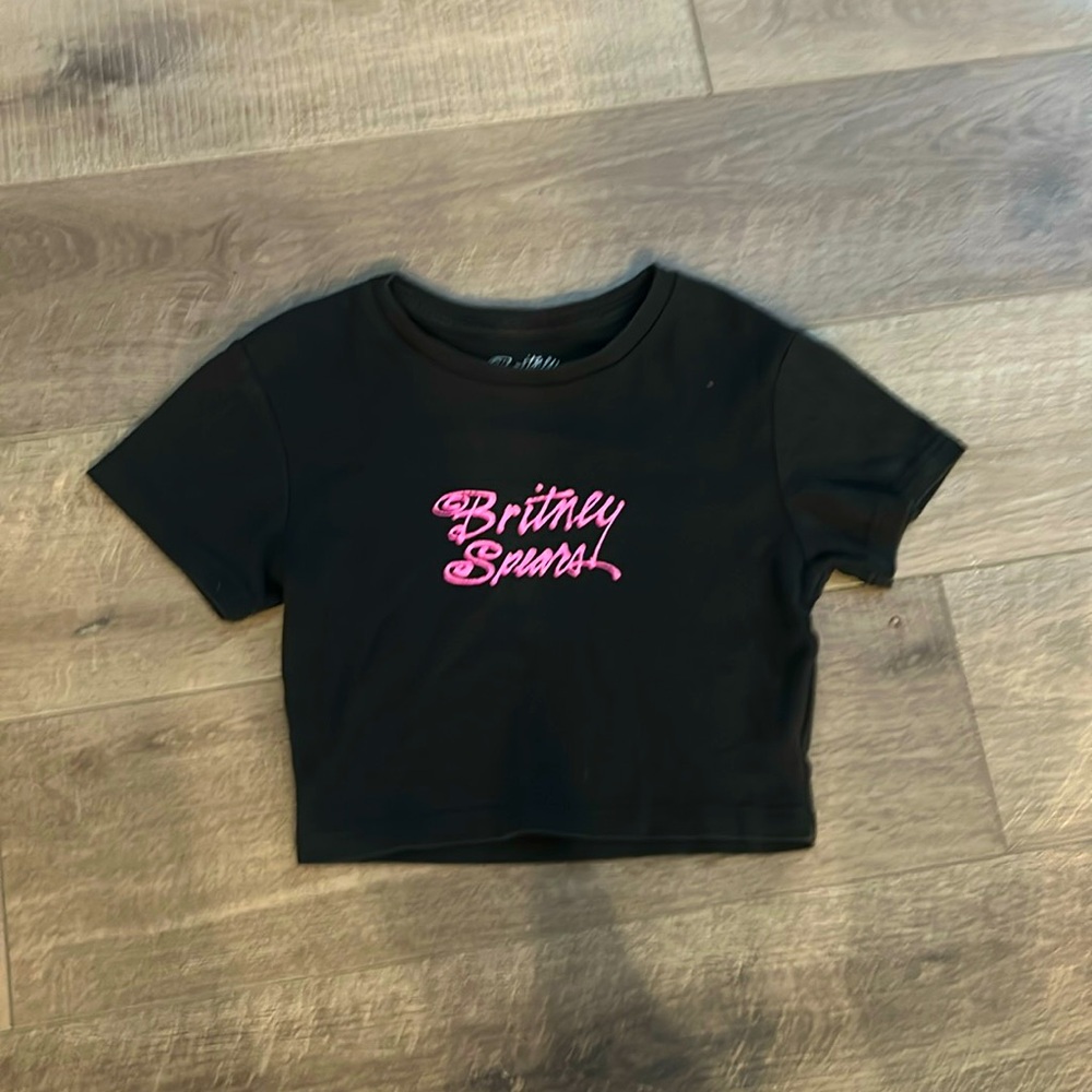 black Britney spears t shirt